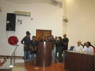 after acquittal of journalist and activist Seema Azad and Vishwavijay, RCF had a program with him.